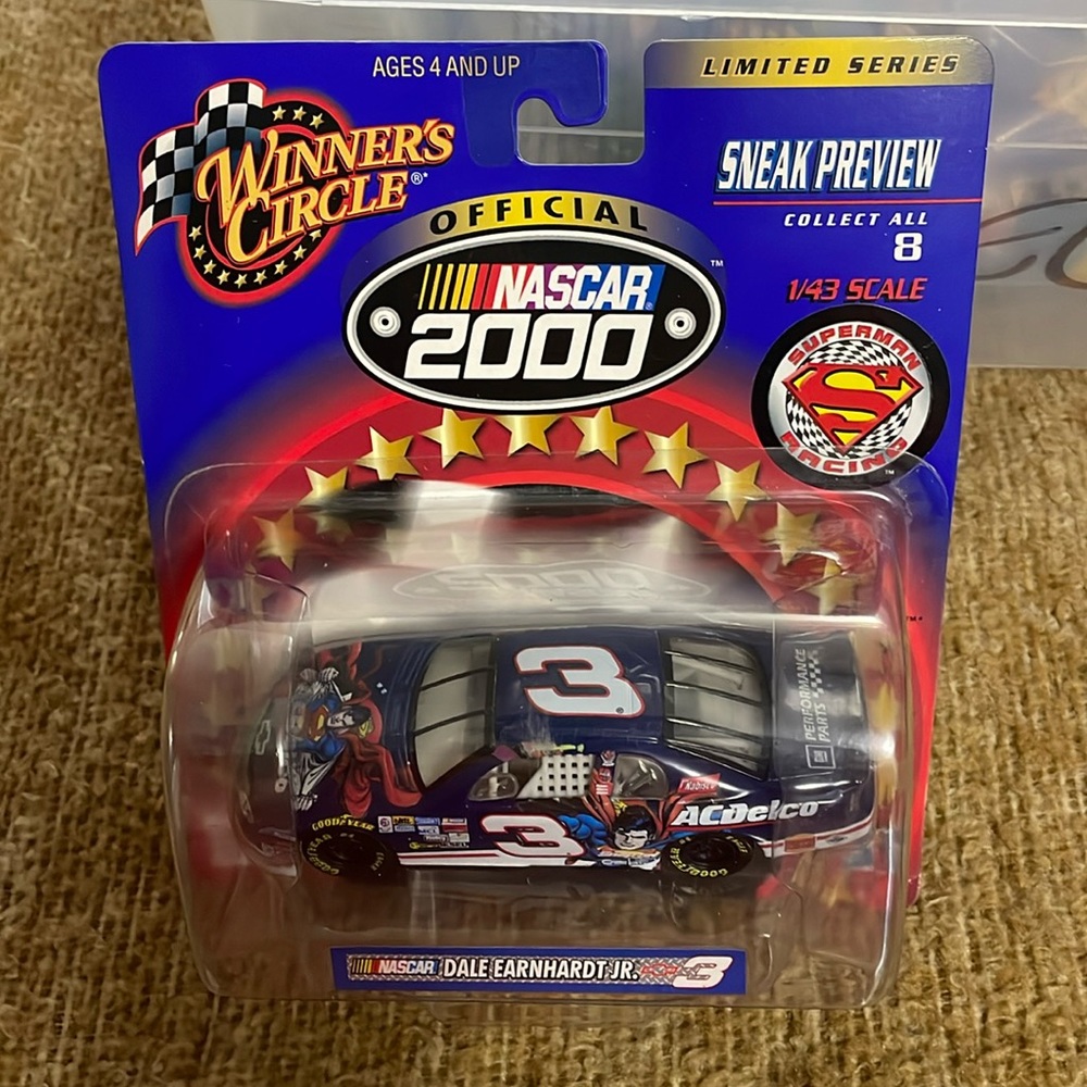 Vintage, NASCAR Sneak Preview, Superman Racing, 1/43 Scale Dale Earnhardt JR